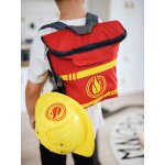Sac � dos de pompier pour enfants small foot rouge