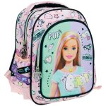 Sac � dos pr�scolaire barbie power pastels portrait et ic�nes blanc / rose / clair