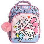 Sac � dos pr�scolaire fille polyester motif my melody must bleu ciel