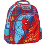 Sac � dos pr�scolaire polyester motif brique spiderman bleu / rose / clair