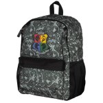 Sac � dos primaire / coll�ge harry potter hogwarts 42 cm noir / kaki / gris