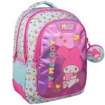 Sac � dos primaire hello kitty my melody 43 cm 2 compartiments 25 l hello kitty bleu