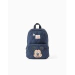 Sac � dos rembourr� mickey mouse bleu fonc�