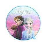 Sac � dos rond imprim� 27 x 9 cm la reine des neiges bleu ciel