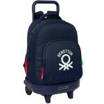 Sac � dos � roulettes benetton together 45 cm trolley haut de gamme multicolore