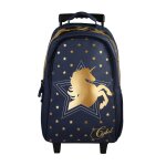 Sac  dos  roulettes cybel bleu