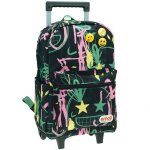Sac � dos � roulettes emoji tag 46 cm trolley haut de gamme multicolore