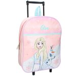 Sac � dos � roulettes enfant fille - reine des neiges olaf - trolley 39 cm multicolore