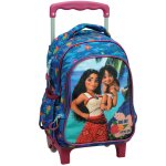 Sac � dos � roulettes enfant fille - vaiana sister - pratique et color� multicolore