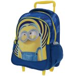 Sac � dos � roulettes enfant gar�on minions pour l�cole primaire 39 cm bleu / jaune