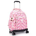 Sac � dos � roulettes fille 4 roues 360 kipling new zea kipling rose