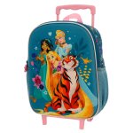 Sac � dos � roulettes fille disney princesses multicolore