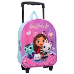 Sac � dos � roulettes fille gabby et la maison magique 1 compartiment multicolore