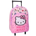 Sac � dos � roulettes fille hello kitty 1 compartiment multicolore