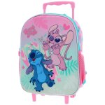 Sac � dos � roulettes fille lilo & stitch 1 compartiment multicolore