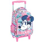 Sac � dos � roulettes fille minnie 1 compartiment multicolore
