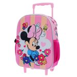 Sac � dos � roulettes fille minnie 1 compartiment multicolore
