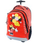 Sac � dos � roulettes fille minnie lost in dots 46 cm - disney ecm multicolore