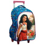 Sac � dos � roulettes fille - vaiana wave - disney haut de gamme multicolore