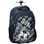 Sac � dos � roulettes football back me up 30 l - 48 cm noir