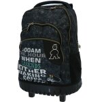 Sac � dos � roulettes gamer 46 cm trolley haut de gamme - cartable multicolore