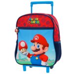 Sac � dos � roulettes gar�on super mario 1 compartiment multicolore