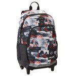 Sac � dos � roulettes gar�on rip curl ozone 49 cm - avec compartiment pour ordinateur noir / rouge / ...
