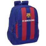 Sac � dos � roulettes gar�on en tissu tiss� bleu / rouge