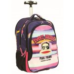 Sac � dos � roulettes haut de gamme - paul frank sweet sound multicolore