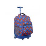 Sac � dos � roulettes jworld new york - trolley flamant rose