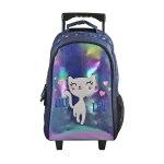 Sac  dos  roulettes lili lou bleu