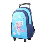 Sac  dos  roulettes lili lou bleu