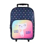 Sac À dos À roulettes lili lou bleu Sac À dos À roulettes lili lou bleu