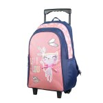 Sac  dos  roulettes lili lou chat rose