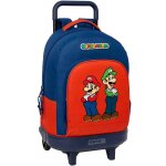 Sac � dos � roulettes super mario mamma mia 45 cm trolley haut de gamme multicolore