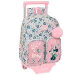 Sac � dos � roulettes minnie mouse minty 34 cm trolley maternelle multicolore