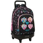 Sac � dos � roulettes monster high 45 cm trolley haut de gamme multicolore