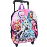 Sac � dos � roulettes monster high the boo crew 3d 32 cm - maternelle multicolore
