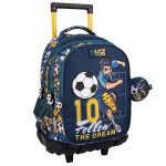 Sac � dos � roulettes must football follow the dream 45 cm trolley multicolore