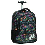 Sac � dos � roulettes - pattern robuste multicolore