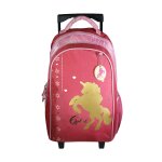 Sac � dos � roulettes primaire cybel rose