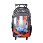 Sac  dos  roulettes primaire hot wheels noir