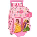 Sac � dos � roulettes princesse disney 34 cm trolley maternelle multicolore