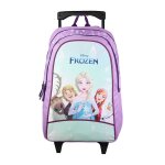 Sac  dos  roulettes scolaire la reine des neiges / frozen violet