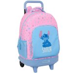 Sac � dos � roulettes stitch bright 45 cm trolley haut de gamme multicolore
