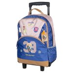 Sac � dos � roulettes teo jasmin 43 cm haut de gamme (college) college