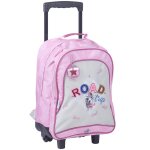 Sac � dos � roulettes teo jasmin 43 cm haut de gamme (college) racing