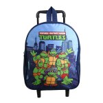 Sac  dos  roulettesmaternelle tortues ninja bleu