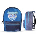 Sac � dos scolaire disney stitch relax bleu