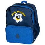 Sac � dos scolaire eggmania 40 cm � 2 compartiments zipp�s ddp bleu marine
